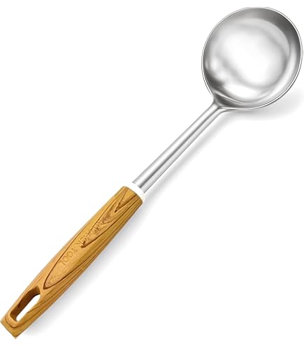 IBasingo Titanium Rice Paddle 3mm Thick Hammered Handle, Ultra-Light - View #5