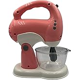 Oyuncak &Ccedil;ırpıcıları Hareketli Ayrılabilir El Mikseri &Ccedil;ırpma Kaseli Pilli Mutfak Oyuncak Set Mavi - Pembe Kız Erkek Oyuncaklar