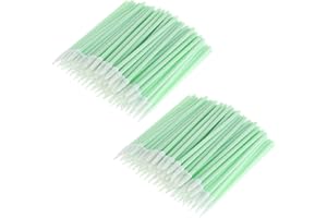 TEAAHA Set di 200 tamponi di cotone per la pulizia, per stampanti a getto d'inchiostro, testina di stampa, fotocamera, lente ottica, apparecchiature ottiche