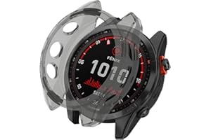 KeeFos Etui z tworzywa TPU, kompatybilne z Garmin Fenix 7S/Fenix 7S Solar / Fenix 7S Sapphire Solar, amortyzujące wstrząsy, elastyczna obudowa do Garmin Fenix 7S / Fenix 7S Solar / Fenix 7S Sapphire
