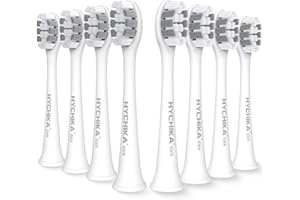 HYCHIKA BETTER TOOLS FOR BETTER LIFE Zestaw wymiennych główek szczoteczki (8 sztuk, biały)