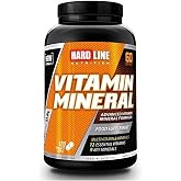 Hardline Nutrition Vitamin Mineral, 120 Tablet 1 Paket (1 x 1 Adet)
