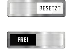 KALUOFAN Magnete für FREI/BESETZT Schilder Schiebeschilder,Besetzt Schild Toilette,Frei Besetzt Schild Schieber,Toilettenschild für Wartezimmer Besprechungsräume Raumstatus Raumschild Generic