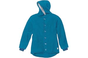 Disana WALK-JACKE, mit Kapuze | 100% Bio-Merinowolle GOTS, IVN Best | Baby Kleinkind Kind Unisex | Made in Germany