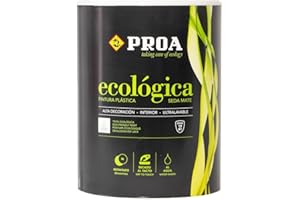 Proa. Pintura plástica interior ecológica Proa, Blanco. 750 ML