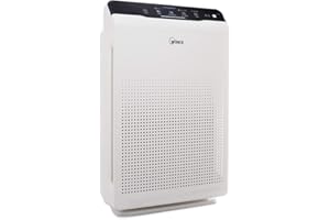 WINIX Air Purifier ZERO, H13 HEPA Filter, CADR 390m³/h (Up to 99 m²) for Allergy Sufferers. PlasmaWave Technology Reduce 99.999% Hay Fever, Pollen and Odours. 8h Timer. For Living Rooms and Offices