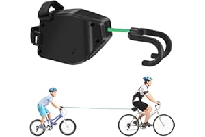 MEIMEISTYLE Fahrrad Abschleppseil Kinder mit Dreiecktasche,Elastisches 2.5M Fahrrad Traktionsseil,Eltern Kind Zugseil Abschleppseil Traktionsseil,Tragfähigkeit 500 lbs für Kinder MTB Bike (Model A, Einheitsgröße)