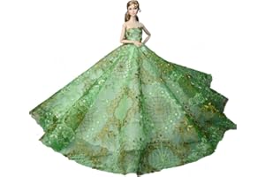 GIVBRO - Vestiti per bambole da 30 cm, stile vintage, per abiti da sposa, abiti da sera (#A)