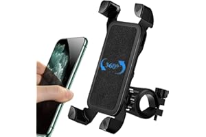 HYGJ Support téléphone trotinette Electrique pour xiaomi M365 Rotation 360° Porte Telephone Scooter