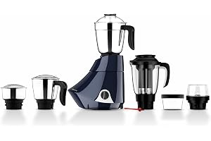 Butterfly Smart Plus 750W Mixer Grinder with 5 Jars | 3 Stainless Steel ,1 PC Juicer Jar & 1 Grind & Store Jar | 2 Years Manufacturer Warranty | Ink Blue