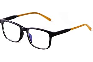 ADEWU ADE WU Filtre de Lumière Bleue Lunettes Rectangulaires Cadre Anti Lumière Bleue Lunettes TR90 Cadre de Lunettes Anti Fatigue Pour Filles et Garçons