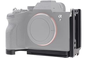 FOTGA Schnellwechselplatte L-Winkel Vertikale L-Bracket Platte für Sony Alpha 7 IV A7 IV / A7S III Kamera, Kompatibel mit DJI Ronin RS2/RSC2/RS3/RS3 Pro/RS3 Mini Gimbal Stabilisator Arca Swiss Stativ