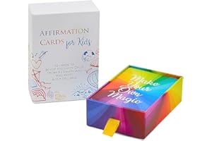MY MAGICAL JOURNAL Positive Affirmation Cards for Kids - 52 Mindful Affirmations to Inspire Positivity, Build Kids Confidence, Self Esteem, Kindness