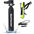 Evember Diving Cylinder - 0.5L Scuba Diving Tank Scuba Tank,3000Psi/200Bar Diving Air Tank, Scuba Diving Gear Set Scuba Oxygen Cylinder Kit, Snorkeling Dive Bottle, Scuba Tank With Hand Pump