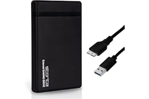 Storite External Hard Drive USB 3.0 Lightweight & Ultrafast 320GB Portable Hardisk Data backup/storage Gaming & Memory Expansion Harddrive 2.5" HDD For Laptop PC Desktop PS3 PS4 Games (Black)