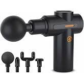 NPO NMJ17 6 Level 3800RPM Vibrating Type-C Rechargeable Portable Professional Mini Massage Gun with 4 Massage Heads