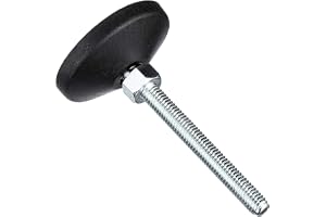 Ställfot, legerat stål, AEP38 gänga M6 x 50/belastbar upp till 100 kg (4 stycken)
