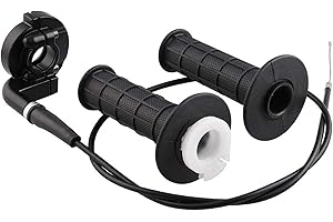 Poignée et Câble D'accélérateur Rotatif avec Poignée de 7/8" 22mm pour 50cc 90cc 110cc 125cc 140cc 150cc 200cc 250cc ATV/ATC Dirt Bike Mini Bike 4 Temps Pocket Bike par Poweka