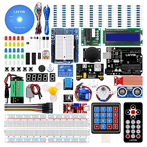 Lafvin Für Uno Projekt Super Starter Kit Für Arduino Für Uno R3 Mega2560 Mega328 Nano Mit Anleitung - 