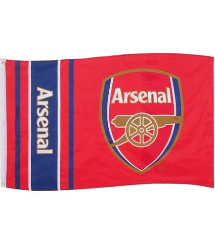 Produktbild von Arsenal FC Flagge - Offizielle Vereinsfahne 1,5x0,9m - Perfektes Fan-Geschenk