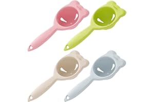 DHSBGWSX 4 separatori uova, separatore uova, tuorlo d'uovo, filtro proteico, filtro proteico, strumento di estrazione dell'uovo da cucina, separatore tuorlo d'uovo