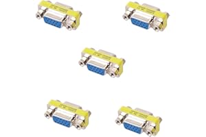 Movilideas - Adaptador VGA Hembra a Hembra Empalme (5 Unidades)