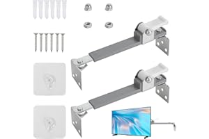 ZIMOER Ancoraggio Antiribaltamento Cinghie per TV, Ancoraggio Antiribaltamento per Mobili, Cinghie di Sicurezza Mobili da Parete per la Sicurezza di Bambini e Animali Domestici (5,5-7,8 pollici)