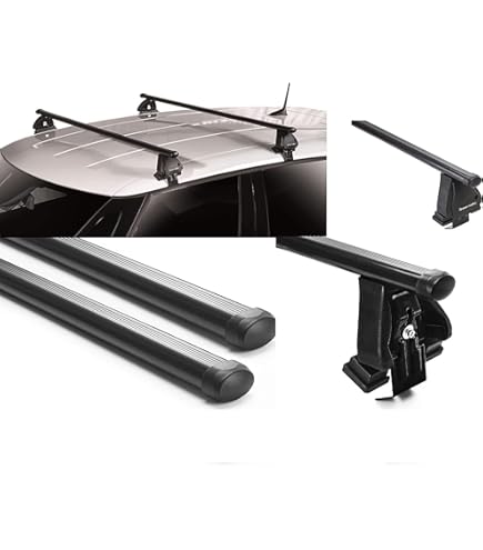 BARRE PORTATUTTO DA TETTO PER BMW X5 (E53) 2002-2006 CON CORRIMANO LA