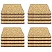 Produktbild COM-FOUR 16x Korkuntersetzer eckig, 9 x 0,5 cm (16 Stück/eckig)