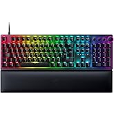 Razer Huntsman V2 (Purple Switch) Optical Gaming Keyboard with Near Zero Input Latency (Optical Click Switches, Doubleshot PB