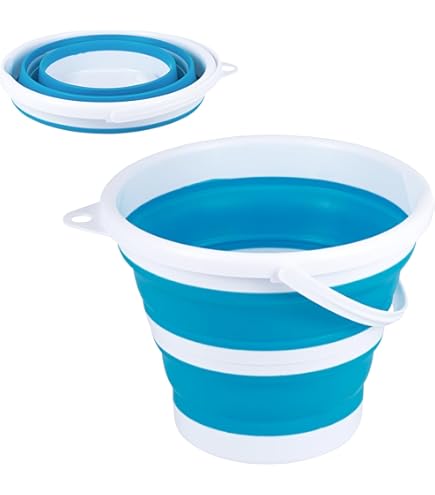 Secchio Pieghevole Rayen 12L - Grigio, 35x26cm (Piegato 35x6.5cm) - Foto 8