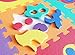 TLCmat® Soft Foam Play Mat Puzzle Jigsaw With Animals and Pets Pop-Out