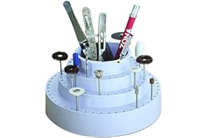 ZONA - 37865 Zona 37-865 Rotating Bur Holder for 114 3/32-Inch Shank Burs, 3-Inch Deep x 2-3/4-Inch Diameter Cup