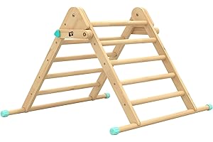 TP Triangle d'escalade pliable montessori pikler fsc 90,6 x 78,1 x 58,3 cm