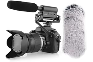 NICAMA SGC-598 Kondensator Kardioid Mikrofon für Nikon Canon DSLR Kamera Sony Camcorder