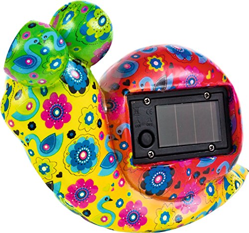 insatech Solar LED Leuchte Schnecke BJÖRN beleuchtet Solarschnecke Solarleuchte bunt - 2