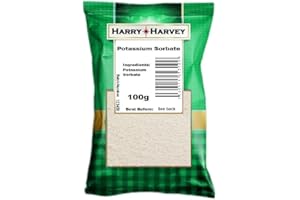HARRY HARVEY Potassium Sorbate 100g for Wine Making, Baking Preservative E202