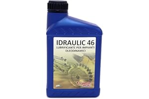 VPM GROUP Olio idraulico 46 per sistemi oleodinamici e trasmissioni idrostatiche - 1 Litro - IDRAULIC 46