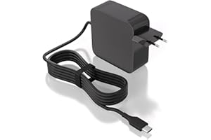 CABUTY Chargeur USB C 65W Compatible avec Soundboks Gen 4/GO, JBL Extreme 3 4, Sonos Roam 2, Marshall Emberton II, Ultimate Ears Boom 4, Anker SoundCore 2 Câble d'alimentation de Type C pour Enceinte