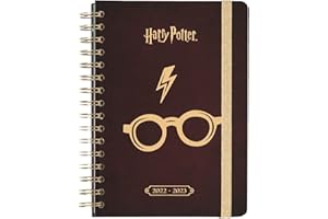 Grupo Erik - Agenda Scolaire 2022/2023 Harry Potter | Agenda Semainier - Août à Juillet | Fournitures Scolaires, Collège, Lycée et Étudiants, Sous Licence Officielle, Rentrée Scolaire