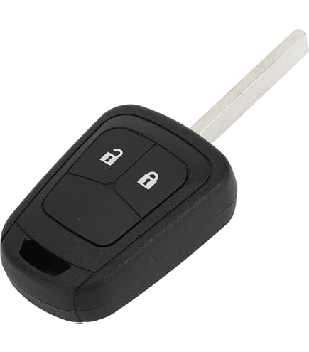 GIANTO Sleutelbehuizing Met Lemmet – 2 Toetsen – Compatibel Met Opel Astra, Insignia, Meriva, Zafira, Mokka, Chevrolet Orlando, Aveo – Kunststof, Eenvoudig Te Monteren