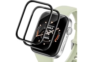 Carantee 2 Stück Schutzfolie für Panzerglas für Huawei Watch Fit 3 Folie, HD-Klar Anti-Staub Wasserdicht Huawei Watch Fit 3 Displayschutzfolie, Anti-Blasen Kratzfest Schutzglas für Huawei Watch Fit 3