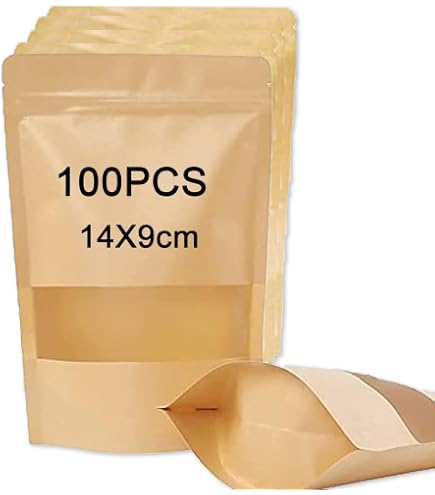 Sachet Kraft Alimentaire, Sachet Craft, Sachet Kraft Zip, Emballage Alimentaire, S'appliquent