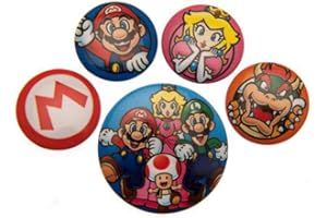 Pyramid International - Insignia de Super Mario, multicolor, 10 x 12,5 x 1,3 cm, BP80440