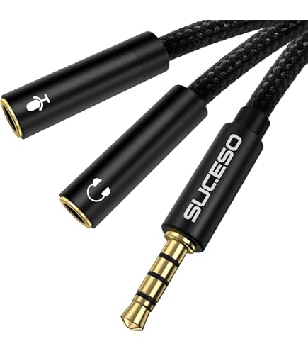 Aigital Adattatore audio da 2,5 mm maschio a 3,5 mm femmina, placcato oro convertitore 2.5mm a 3.5mm per cuffie, Headphone Adapter -Stereo o mon (2 pezzi