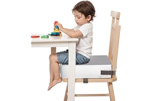 FUTUHADA Asiento Elevador Silla Elevadora para Niños, Elevador Silla para Niños Comer, Cojín Ajustable del Asiento Elevador Infantil Cojines para Tronas, Lavable Elevador de Asiento para Silla de Comedor