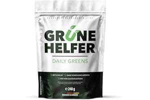 MAYPRODUCTS Grüne Helfer Pulver | mit Vitaminen & Mineralstoffen | für dein Wohlbefinden | 240 g