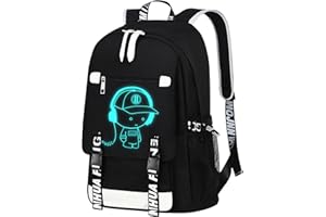 SHMSHNG Mochila Escolar Niños Niñas Adolescentes, Mochila Impermeable 15.6 Pulgadas Portátil con Puerto de Carga USB, Mochila con Cerradura de Combinación Antirrobo