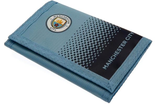 MANCHESTER CITY Portefeuille Officiel FC - Homme (Taille Unique) (Bleu Ciel)