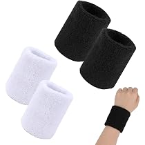 Sghtil Bandeaux De Transpiration Pour Poignet – Tennis, Sport, Respirant, Absorbe La Sueur, Unisexe, Taille M/L/XL